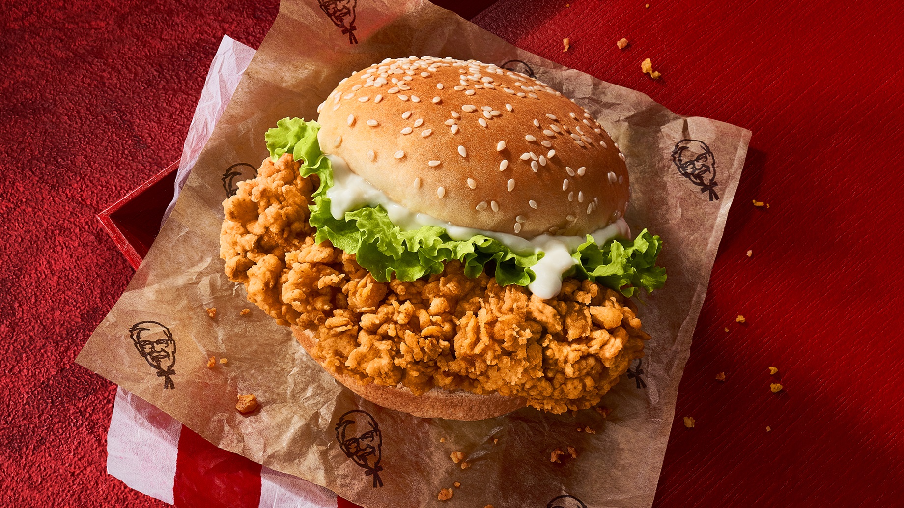 Crunchy Chicken burger